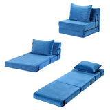 Artiss 4 Pack Folding Sofa Bed L-Shaped Modular Floor Sofas Foam Futons Couches - Extra Image