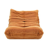 Artiss Lazy Sofa Accent Chair Floor Couch Leisure Lounge Foam Pouffe Recliner - Top-Down View