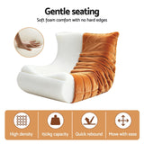 Artiss Lazy Sofa Accent Chair Floor Couch Leisure Lounge Foam Pouffe Recliner - Close-Up Angle