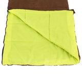 Weisshorn Sleeping Bag Double Bags Thermal Camping Hiking Tent Brown -5°C - Top-Down View