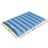 Weisshorn Sleeping Bag Double Bags Thermal Camping Hiking Tent Grey -5°C - Front View