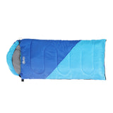Weisshorn Sleeping Bag Kids Single 172cm Thermal Camping Hiking Blue - Side View