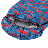 Weisshorn Sleeping Bag Kids Single Bags 180cm Thermal Camping Hiking Blue - Top-Down View