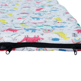 Weisshorn Sleeping Bag Kids Single Bags 180cm Thermal Camping Hiking White - Rear View