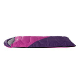 Weisshorn Sleeping Bag Kids Single 172cm Thermal Camping Hiking Pink - Top-Down View