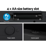 Devanti 50L Sensor Bin Motion Rubbish Automatic Black - Rear View