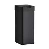 Devanti 50L Sensor Bin Motion Rubbish Bins Kitchen Automatic Trash Can Black - Side View