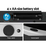 Devanti 50L Sensor Bin Motion Rubbish Automatic Silver - Rear View
