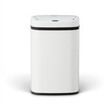 Devanti 50L Sensor Bin Motion Rubbish Automatic White - Side View