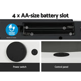 Devanti 50L Sensor Bin Motion Rubbish Automatic White - Rear View