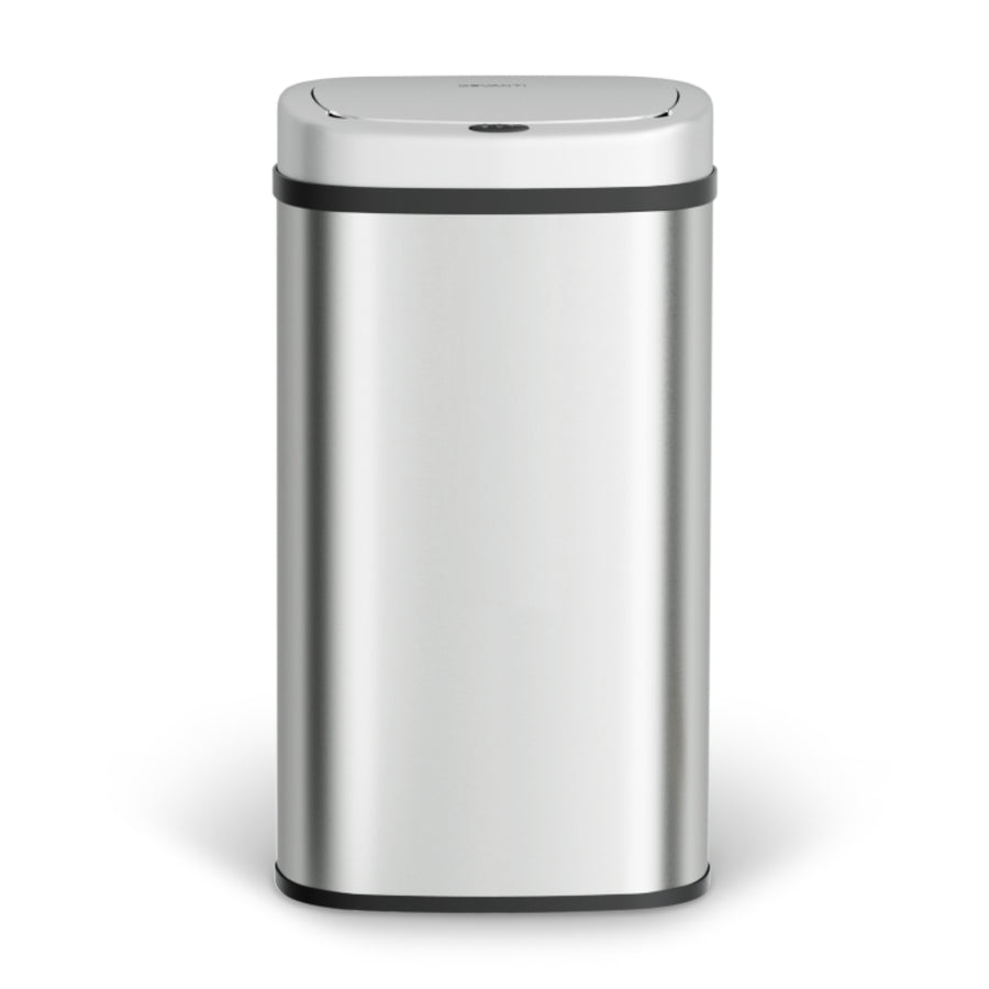 Devanti 60L Sensor Bin Motion Rubbish Automatic Silver, image 3