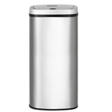 Devanti 60L Sensor Bin Motion Rubbish Automatic Silver - Close-Up Angle