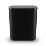 Devanti Automatic Trash Bin with Lid 21L Motion Sensor Kitchen Bin Touchless Garbage Can Modern Black Plastic Slim Rubbish Bin with Liner Holder for Kitchen, Home, Office