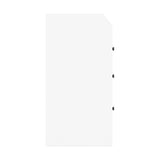 Oikiture Buffet Sideboard Hamptons Style 6 Drawers White