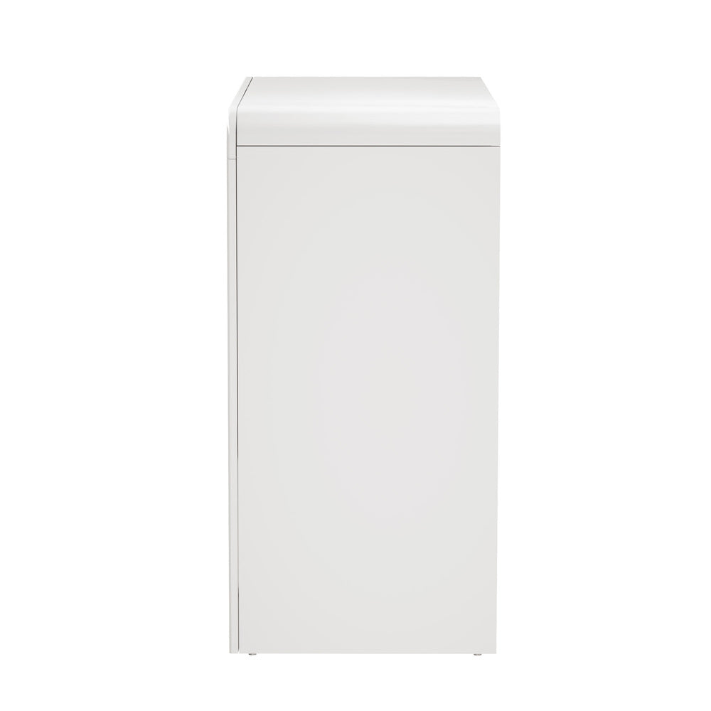 Oikiture Buffet Sideboard Storage Cabinet 2 Doors Cupboard White