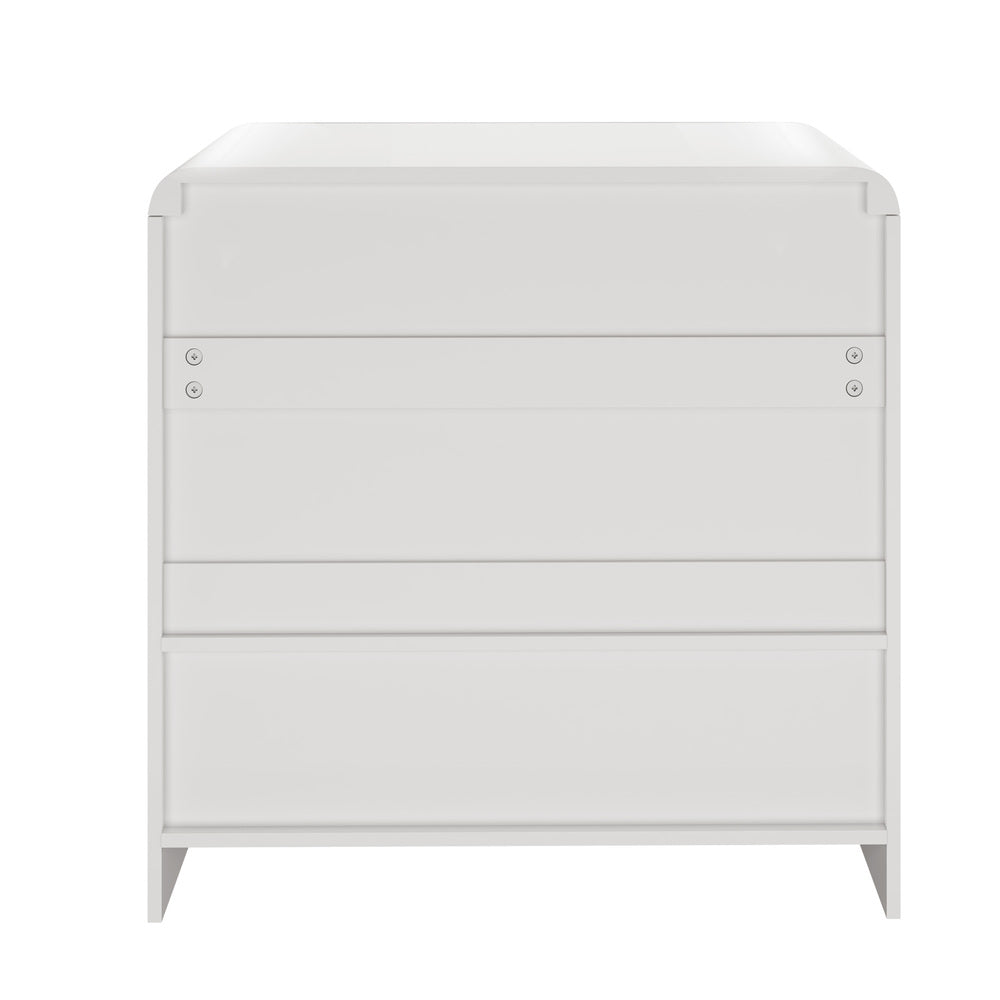 Oikiture Buffet Sideboard Storage Cabinet 2 Doors Cupboard White