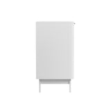 Oikiture Buffet Sideboard Storage Cabinet 4 Doors Cupboard White - Extra Image