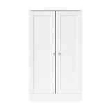 Oikiture Buffet Sideboard Cabinet 2 Doors Cupboard Pantry Kitchen Storage White