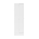 Oikiture Buffet Sideboard Cabinet 2 Doors Cupboard Pantry Kitchen Storage White - Top-Down View