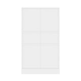 Oikiture Buffet Sideboard Cabinet 2 Doors Cupboard Pantry Kitchen Storage White