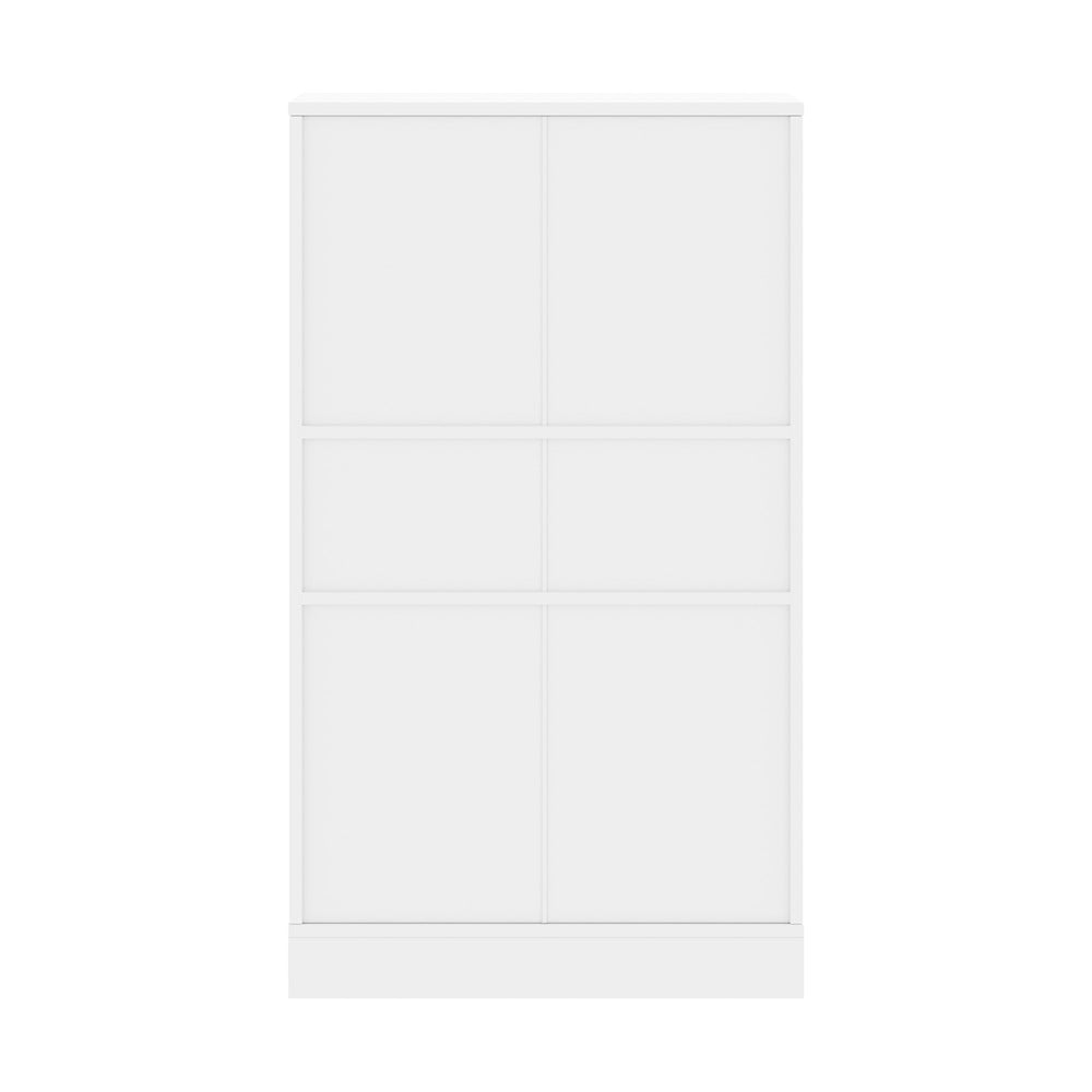 Oikiture Buffet Sideboard Cabinet 2 Doors Cupboard Pantry Kitchen Storage White