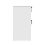 Oikiture 2x Buffet Sideboard Cabinet Storage Cupboard White - Front View