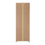 Oikiture Sideboard with Display Shelf and Drawer White, image 2