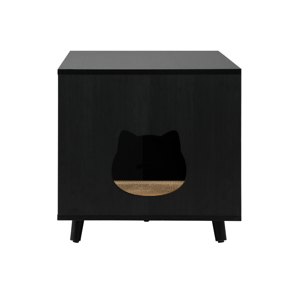 Alopet Wooden Sideboard with Scratcher Multi-Functional
