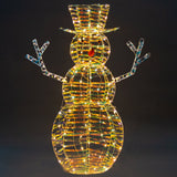 Christabelle Christmas Snowman Twinkle Lights Iridescent Indoor Outdoor 120cm