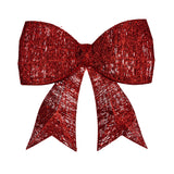 Christabelle Christmas Display Bow with LED and Twinkle Lights - 91cm - Side View