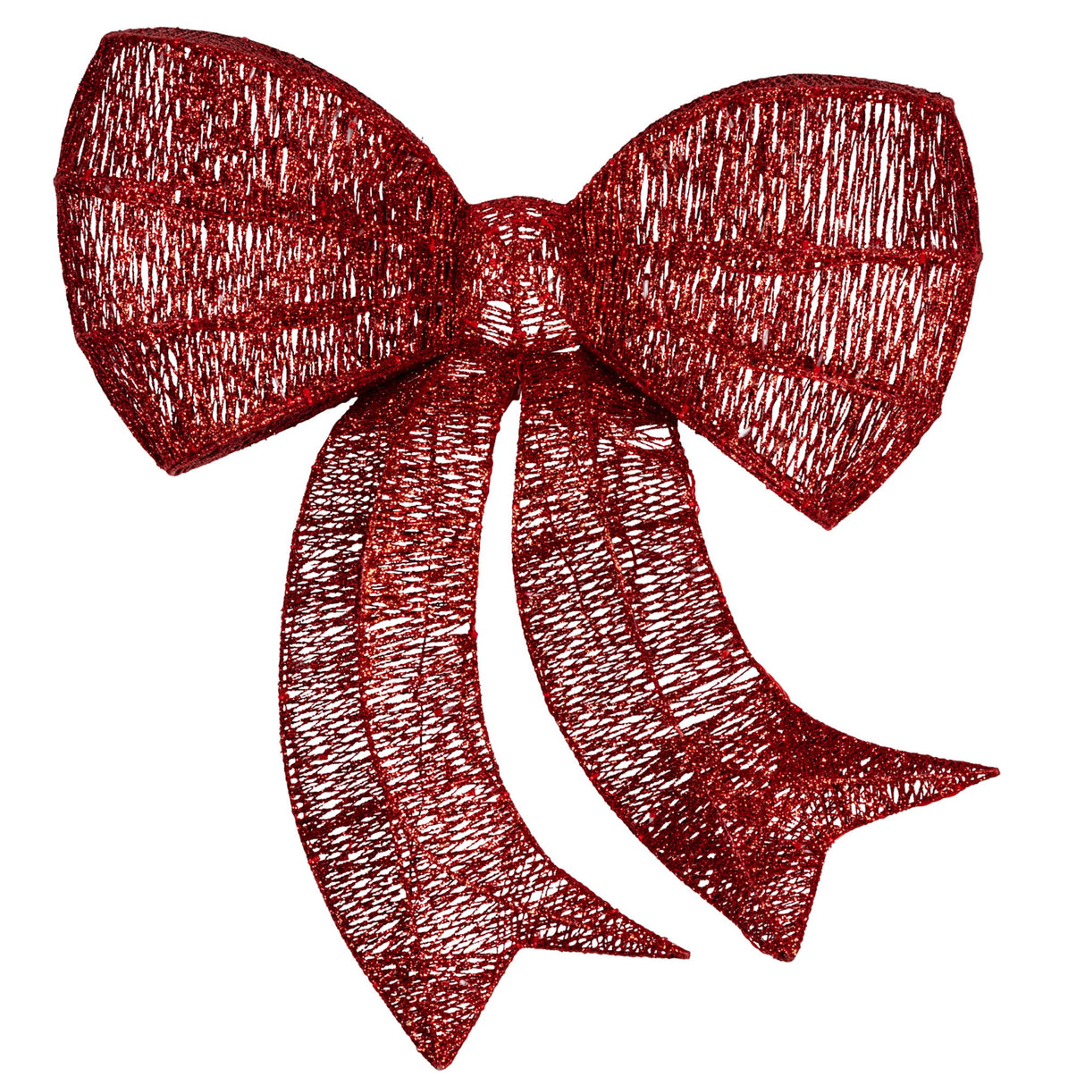 Christmas Display Bow with Lights - 87cm