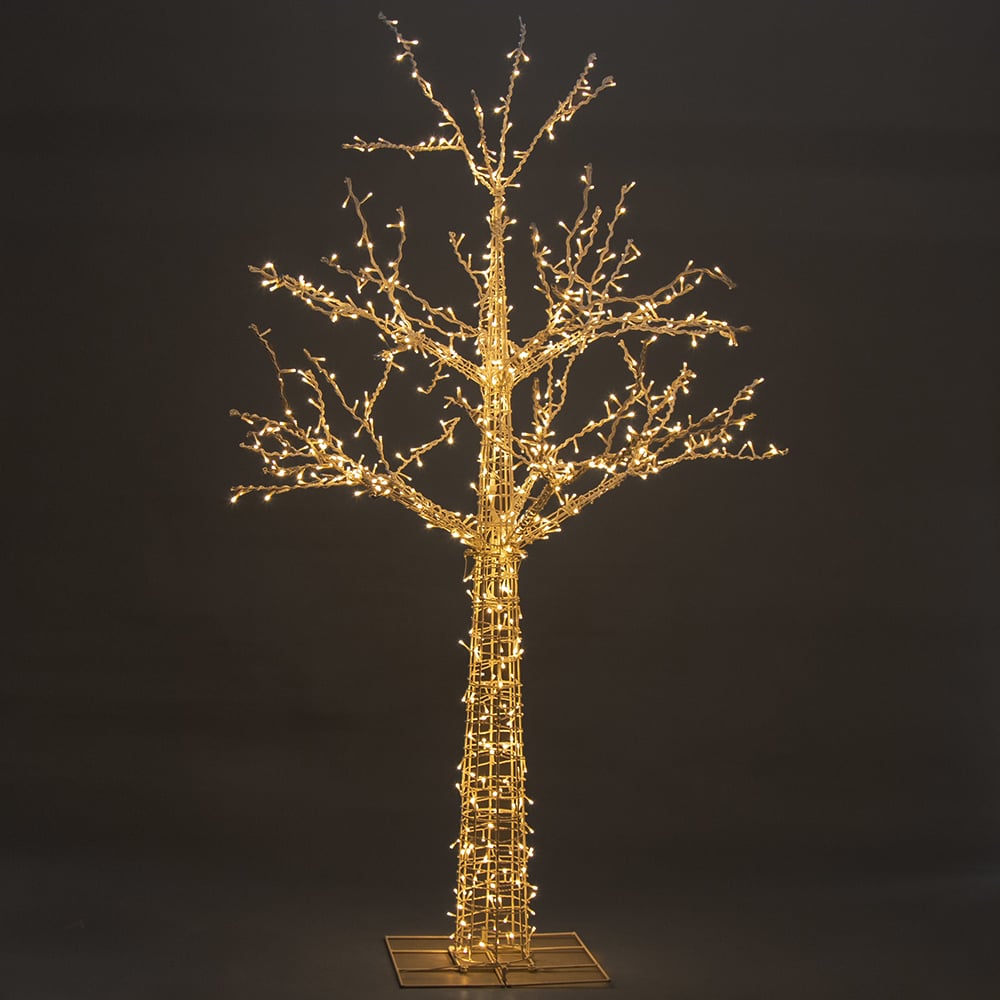 Christabelle Full Light Display Tree with 600 Twinkle Lights Indoor/Outdoor 180cm