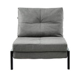 Artiss Sofa Bed Folding Convertible Couch Recliner Lounge Chair - Side View