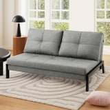 Artiss Sofa Bed 2 Seater Folding Convertible Couch Recliner Lounge Chair - Close-Up Angle