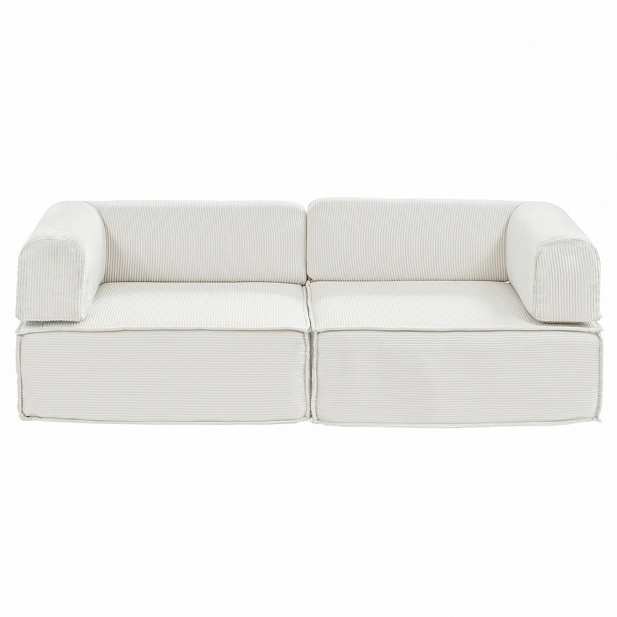 Artiss Convertible Folding Sofa Bed Beign