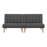 Artiss 2x Sofa Bed Couch Single Seater Fabric Grey