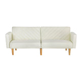 Artiss Sofa Bed Convertible Lounge 3 Seater Futon Couch Recliner Fabric Beige