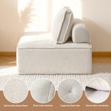Artiss Floor Sofa Lounge Chair with Pillow - 45-Degree Angle