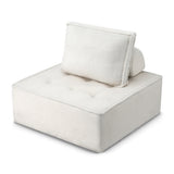 Artiss Floor Sofa Lounge Chair with Pillow - Close-Up Angle