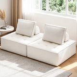 Artiss 2 Floor Sofa Lounge Chair with Pillow