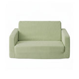 Artiss 2-in-1 Sofa Foam Couch with Side Pocket Light Green