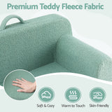 Artiss Sofa Foam Couch with Carry Handle Mint Green - Close-Up Angle