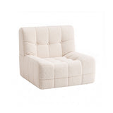 Artiss Set of 3 Sofa Modular Boneless Couches No Assembly White - Front View