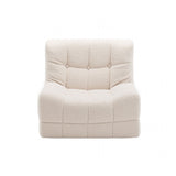 Artiss Set of 3 Sofa Modular Boneless Couches No Assembly White - Top-Down View