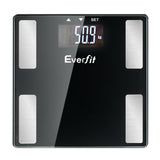 Everfit Body Fat Bathroom Scale Weighing Wireless Bluetooth Gym 180KG - Side View