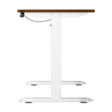 Oikiture 120CM Electric Standing Desk Single Motor White&Walnut - Extra Image
