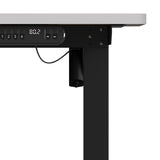 Oikiture Electric Standing Desk Single Motor Black&White 140CM - Extra Image
