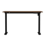 Oikiture Electric Standing Desk Single Motor Black&Walnut 140CM - Extra Image