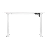 Oikiture Electric Standing Desk Single Motor White 140CM