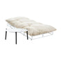 Livsip Outdoor Sun Lounger with Table Outdoor Patio Set Beige